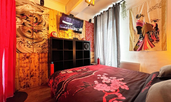 Crecy-en-Brie Apartment | Japan Room - Near Disneyland