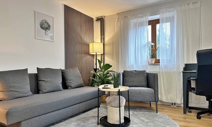 Burghausen Apartment | JIVISTA-Homes, fully equipped apartment on the ground floor, contactless access