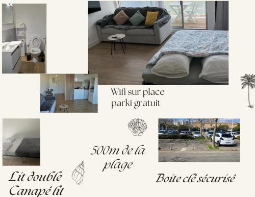 Carnon-Plage Apartment | Joli appart Carnon parking Free, wifi 7Min Airport