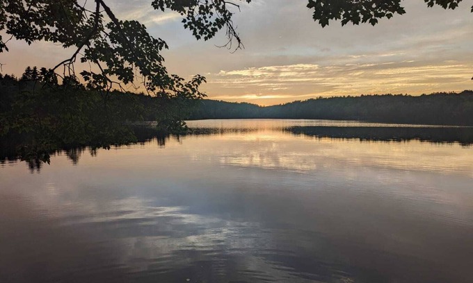 Aldersville Cottage | June's Haven" is a picturesque lakeside cottage perfect for fishing