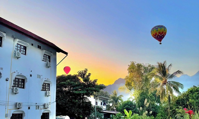 Vang Vieng Bed & Breakfast | Jungle Backpackers View