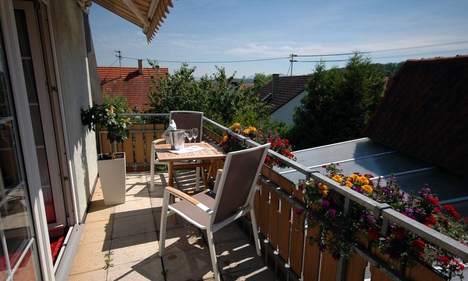 Mahringen Apartment | Junior Suite, 55qm mit Balkon, Flachbild TV und WLAN