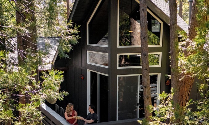 Idyllwild Cabin | Juniper by Freewyld | A-Frame Cabin + Hot Tub