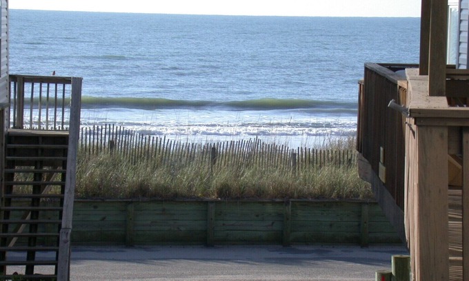 Surfside Beach House | Just 77 Steps To The Beach! Ocean view! Free Water Park! Located in Ocean Lakes