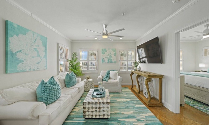 Gulf Place Condo | JUST REMODELED! Gulf Views, Large Balcony, 3 Pools, Less than 1 min Walk to Beach!
