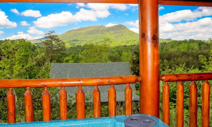 Sevierville Cabin | Just Renovated, Gated Resort, Mini-Golf, WiFi, Pools, Game Loft & What a View!