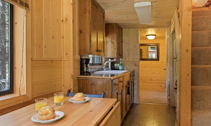 Island Park Cabin | KABINO: FirePit Large Yard Loft for Kids Grill WiFi