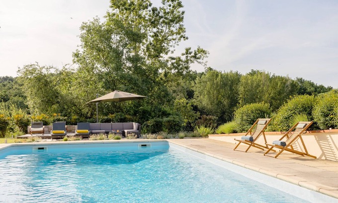 Puygaillard-de-Lomagne Cottage | Kalia House. Private pool & summer kitchen. Games room + fitness equipment