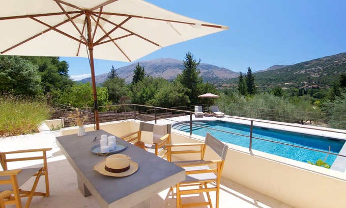 Logarata Villa | Kalliroi - Exquisite Villa Designed Exclusively For Two with Large Private Pool.