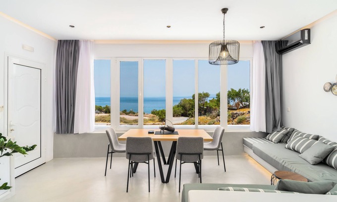 Episkopi Gonias Villa | Kamara Sea View Villa & Jacuzzi