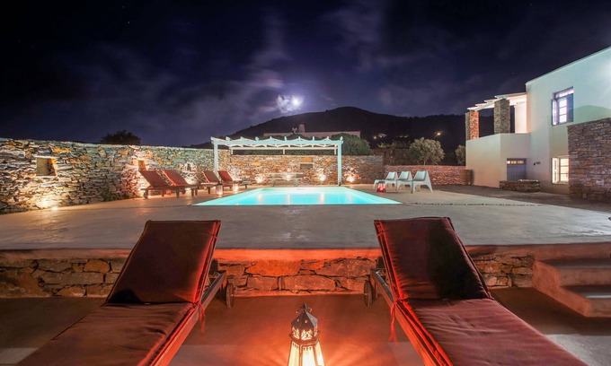 Vourkari Villa | Kea Villa Thea & Petra & Ilios Villas With Private Pool And Amazing Seaview