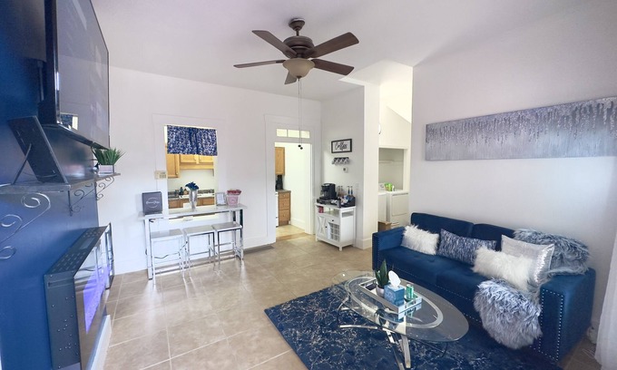 East Market District Apartment | Kentucky Derby Blue Oasis