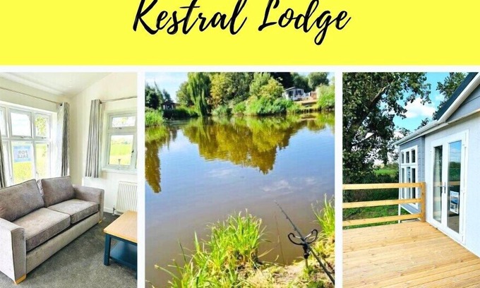 Welney House | Kestral Fishing Lodge - Sleeps 2