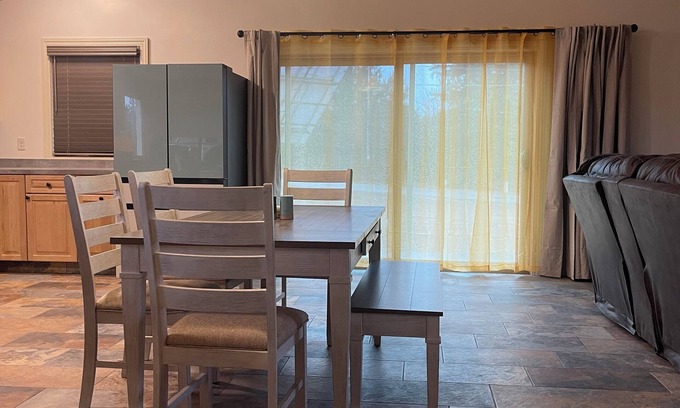 Ahmeek House | Keweenaw County- gorgeous new ADA accessible ground floor South Room in Ahmeek