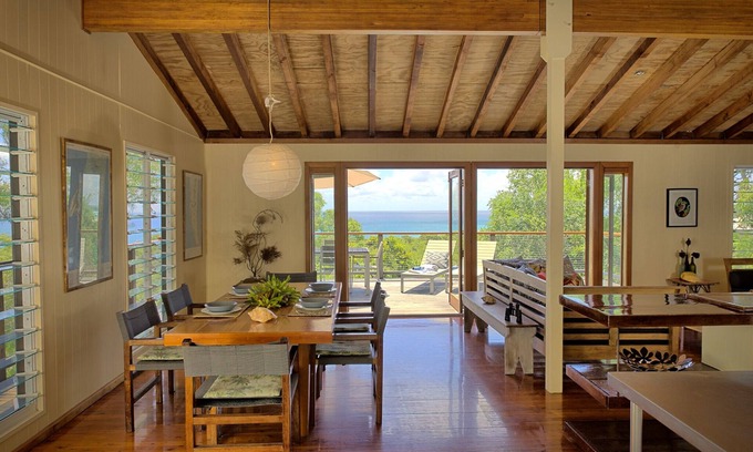 Orchid Beach House | Kgari . Secluded Beachouse with Amazing Ocean Views of Orchid Beach