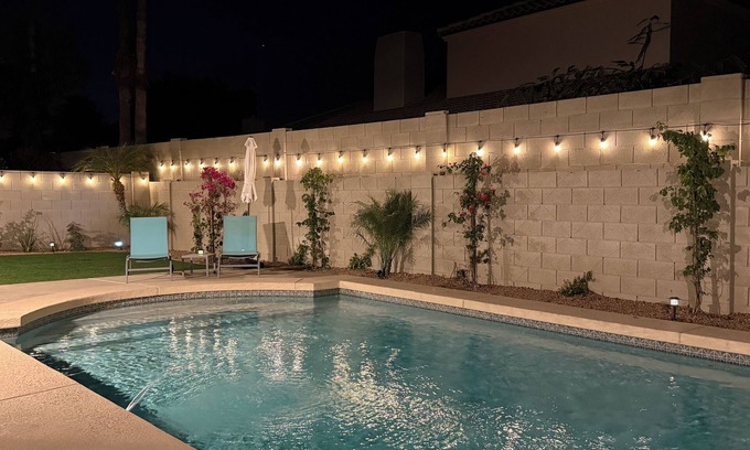 Sunset Ridge House | Kierland-Scottsdale Quarter Area-Free heated pool-Spring Training-pool table