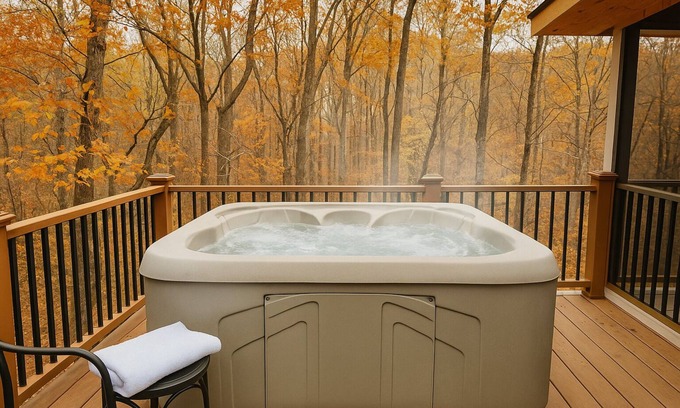 Counce Cabin | King Beds, Hot Tub, Screened Porch