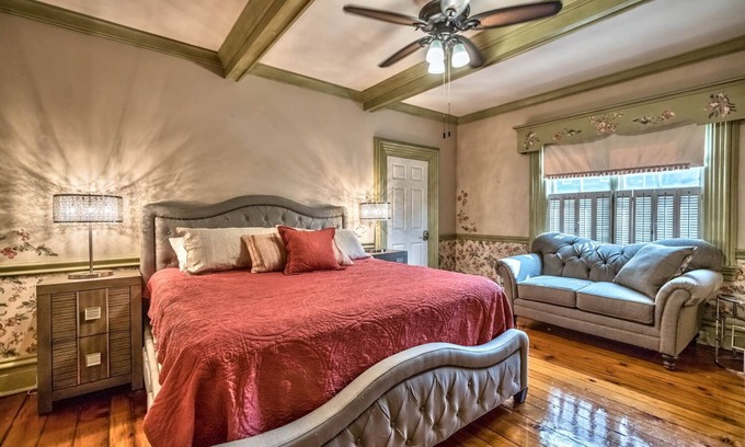 Butler Bed & Breakfast | Kitchen, billiard and sun rooms. Walking distance to Main St. downtown.