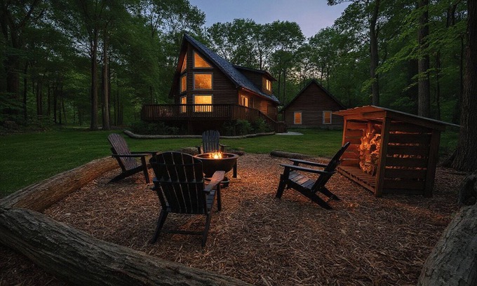 Claysburg Cabin | Knobby and Nice Retreat w/private hot tub, near Blue Knob Ski Resort