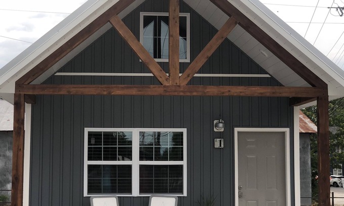 Mountain View Cabin | Knotty Squirrel Unit 1 King Suite with ladder loft
