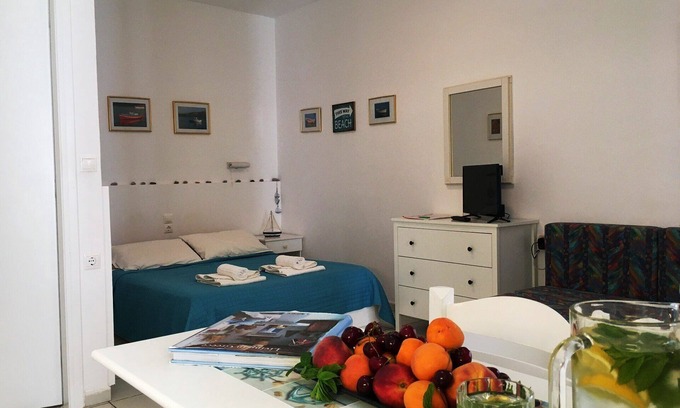 Kokkini Chani Apartment | Kokkini Hani: Lovely Studio 1-3 persons, 150 meters from the sandy beach.