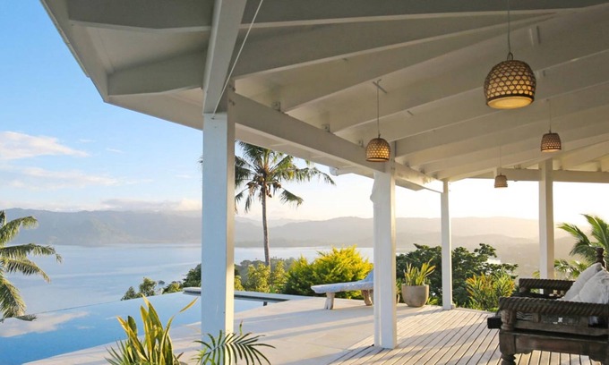Savusavu Villa | KOKO Savusavu, Fiji Honeymoon Villa Amazing 270° Panoramic View Infinity Pool