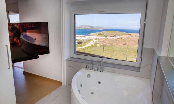 Lavrio Apartment | Komfort City Apartment "Elias" mit Meerblick in Lavrio