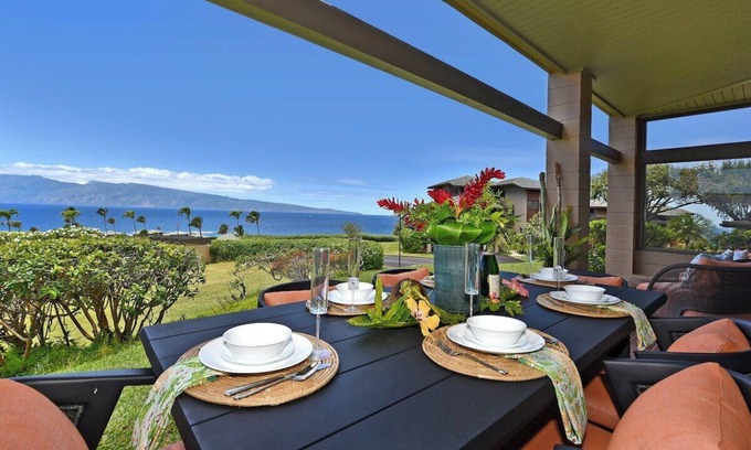 Kapalua Condo | KRV 2614 Remodeled Villa w Ocean Views Whale Watch