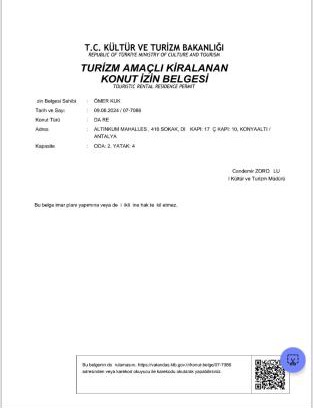 Altnkum Mahallesi Apartment | Kuk apartment