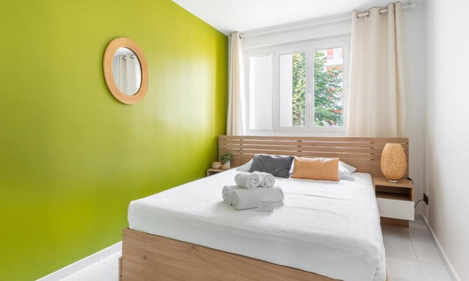 Part Dieu - Bir Hakeim Apartment | L'Amharique - À Lyon, 5min de la gare Part-Dieu