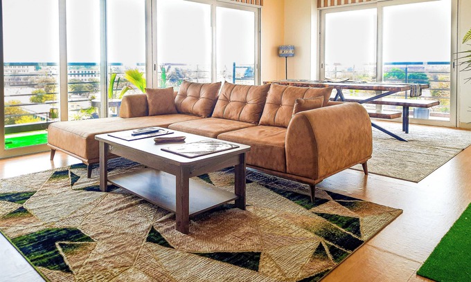 Point E Apartment | L'appartement African Chic de 4 Chambres sdb