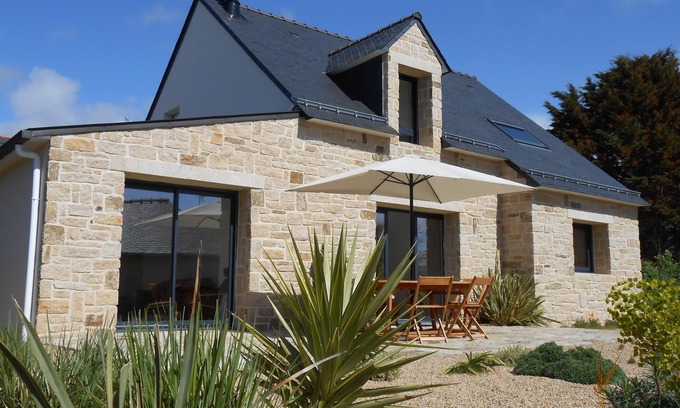 Plouharnel House | L'Aubépine - New house in a typical seaside village