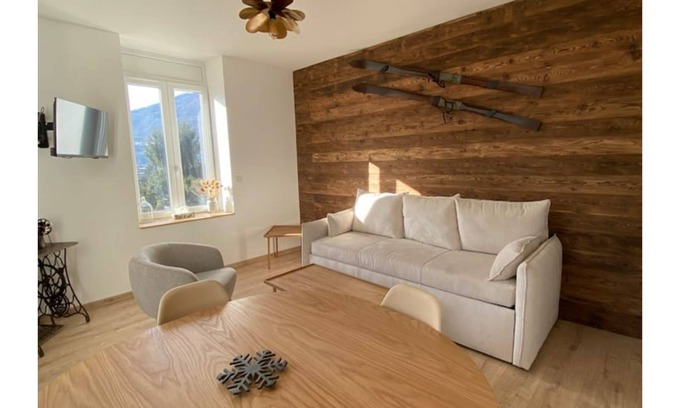 Saint-Avre Apartment | L'Augustine Saint-Avre, charming 45m² apartment with spa and mountain view