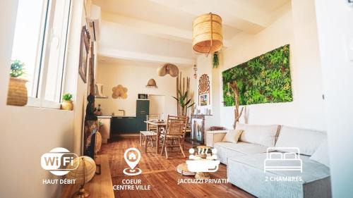 Agen Apartment | L'Escale Balinaise & Spa Appartement lumineux et spacieux