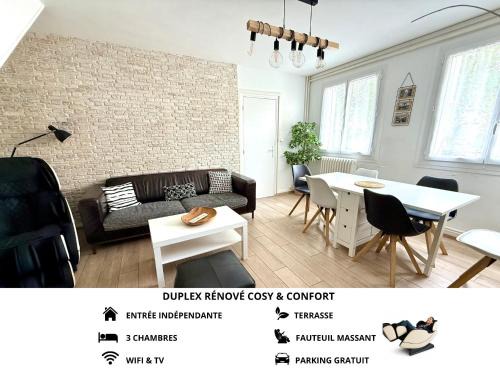 Samois-sur-Seine Apartment | L'IDEAL cosy & cocooning proche de Fontainebleau