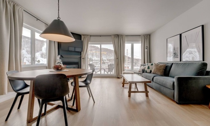 Bromont Condo | L104-Condo ski in ski out/vélo in vélo out