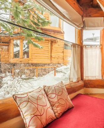 Villa Catedral Apartment | LA AURORA CABAÑA Quechu en la base del cerro Catedral con vistas