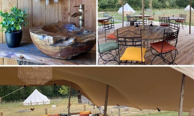 Thiel-sur-Acolin RV Rental | La Bêle et Toile - Tente L'Insouciante