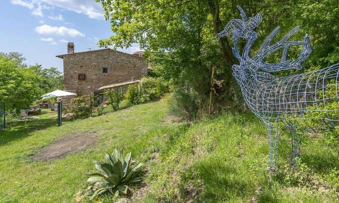 Greve in Chianti Villa | La Casa Nel Bosco D’arte - Passo del Sugame, Greve in Chianti