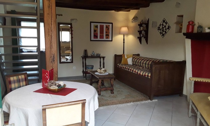 Tour-en-Sologne House | La Chaumière-Duplex-Ensuite with Bath-Comfort-Garden view