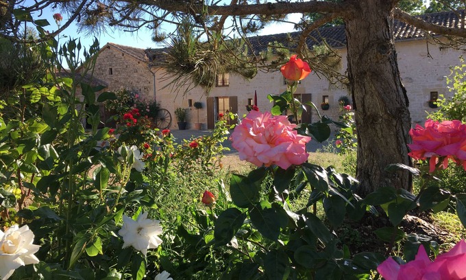 Sauze-Vaussais Cottage | La Chouette: pretty gite with pool and extensive gardens