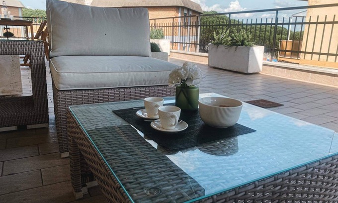 Zona LIII Tomba di Nerone Apartment | La Dolce Vita 1960 apartment with panoramic terrace