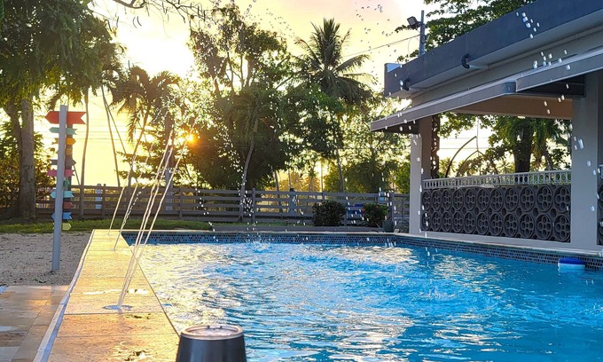 Playa House | La Hacienda Beach House with Pool Near Rincón-Beach Front .Only 1 Minute Walk!