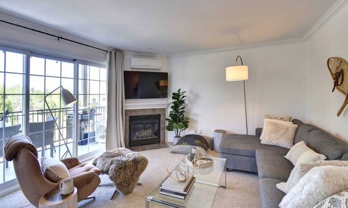 Saint-Faustin-Lac-Carre Apartment | La Halte Mont-Blanc – Ski in/out & Confort