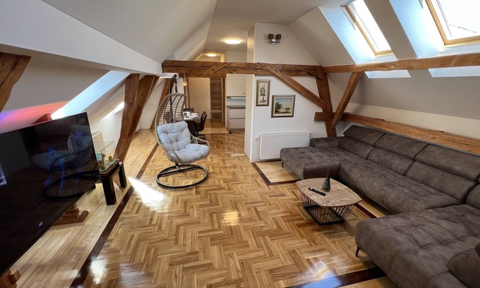 Nasice Apartment | La Luna ⭐ Rustic Deluxe Apartment with free Jacuzzi and Bikes