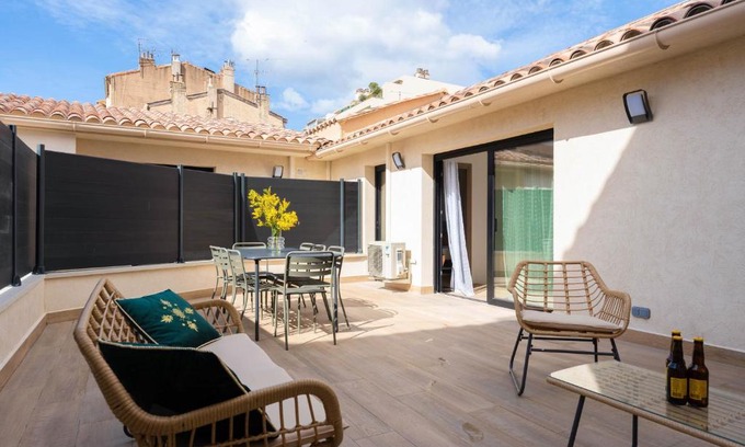 Menpenti House | La Maison Du Parc 4 Standing Terrasse Parking Wifi Clim
