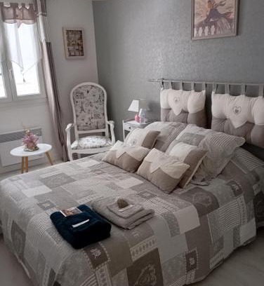 Nevers House | la maison rose 2 chambres avec lit pour 2 personnes et 2 salles de bains a 15 kilomètres du circuit de Magny-Cours et 1,2 kilomètre du sanctuaire de ste Bernadette