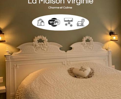 Montargis Apartment | La maison Virginie 1 à 2 pers charmant central-parking gratuit- linge- fibre- proximité port lac canal piscine