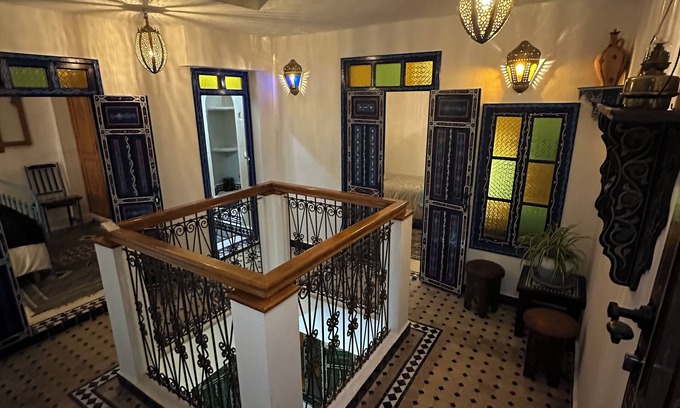 Medina of Chefchaouen House | La Mansoura Maison en Format de Riad Dans la Médina de Chefchaouen Ville Bleu