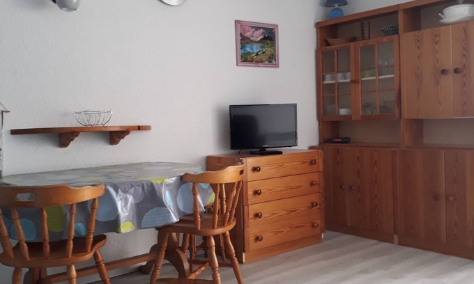 La Mongie Apartment | La Mongie Studio sunny 4 pers summer hiking view to Tourmalet